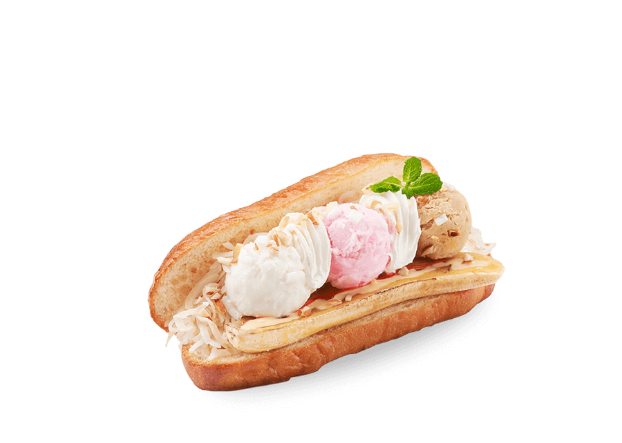 Coco Ice Banana Sandwich